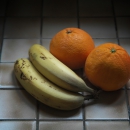 bananas and oranges