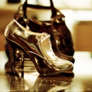 Gold shoe